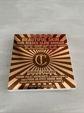 Charlotte Tilbury Beautiful Skin Sun-kissed Glow Bronzer NEW in package 2 medium